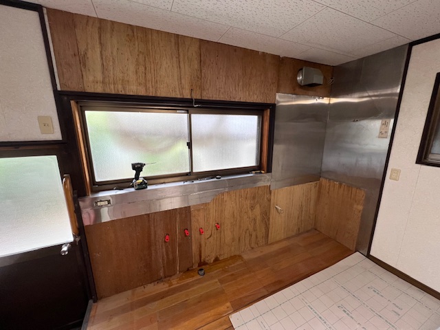 システムキッチン入れ替えduring